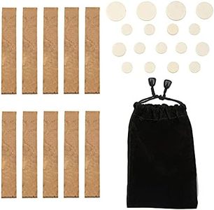 27Pcs Yootones Clarinet Neck Joint Cork Sheet & Clarinet Pads Bb Clarinet Woodwind Instrument Pads Compatible with Clarinet Instrument Repair Accessories Replacement Kits