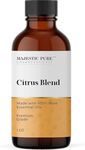 Majestic Pure Citrus Essential Oil Blend | 100% Pure & Natural Therapeutic Grade Blend for a Joyful, Positive Aroma,| 1 Oz| Lemon, Pink Grapefruit, Orange, Spearmint