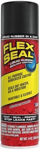 Flex Seal, 14 oz, Black, Stop Leaks Instantly, Waterproof Rubber Spray On Sealant Coating, Perfect for Gutters, Wood, RV, Campers, Roof Repair, Skylights, Windows, and More