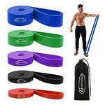 ACTIVE FOREVER Resistance Band Set, 5 Different Level Pull up Assist Band,Fitness Band,Suitable for Boosting Strength,Yoga, Exercise