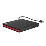 Rioddas External CD/Dvd +/-Rw Drive, USB 3.0 Portable, Slim Dvd/CD Rom Rewriter Burner For Windows XP / 2003 / Vista / 7/8.1/10 / 10.1, Linux, MacOS system, MacBook Air and Mac mini