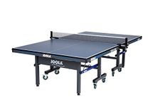 JOOLA Tour - Competition Grade MDF Indoor Table Tennis Table with Quick Clamp Ping Pong Net Set - 10 Minutes Easy Assembly - USATT Approved - Ping Pong Table with Single Player Playback Mode