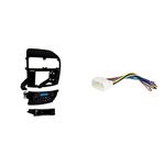 Metra 99-7809B Double/Single DIN Dash Kit for 2004-2008 Acura TSX + Scosche HA08B Power Speaker Connector for 1998-Up Honda