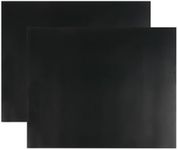 2 Pack Oven Liner, Teflon Oven Liners for Bottom of Oven 40x50cm, Non-Stick Reusable Oven Mats for Gas Electric & Fan Assisted Ovens, Ideal for Baking and Roasting, BPA Free and PFOA Free