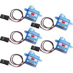 Wishiot Mini Super Light 3.7g Digital Servo GH-S37D for Control Aircraft Flight Direction Rc Plane Helicopter Boat（Pack of 5pcs）