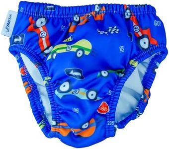 FINIS baby boys Briefs and Toddler Swim Diaper, Race Car, 4T US