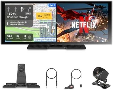 OTTOCAST 11.4" Carplay Screen for car with Netflix YouTube and Backup Camera for iPhone(iOS 8+), Android Auto(Android 10+), Built-in Apps, Navigation, Android 13 OS