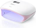 SUNUV UV LED Lampe für Gelnägel LED Nageltrockner mit 4 Timer LCD Anzeige Infrarot Sensor und doppelte Geschwindigkeit Härten Rose