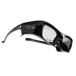 Hi-SHOCK DLP Pro 7G Black Diamond | DLP Link 3D glasses compatible for DLP 3D projectors from Acer, BenQ, Viewsonic, Optoma, LG [shutter glasses | 96-200 Hz - rechargeable | DLP Link]