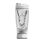 Promixx Original Shaker Bottle - Battery-powered for Smooth Protein Shakes - BPA Free, 600ml Cup (White)