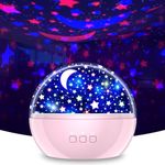 Star Projector Night Light for Kids