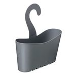 TATAY Hanging Shower Basket, Polypropylene, Multifunctional Basket, Grey, Dimensions: 25 x 9 x 28 cm