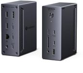 UGREEN Thunderbolt 4 Docking Station, 13-in-1 Revodok Max TB4 Dock, 3x 40Gbps TBT4, Single 8K, Dual 4K@60Hz, Up to 96W Laptop Charging, 20W USB-C, 1GbE, SD/TF for TBT4/3 MacBooks and Windows Laptops