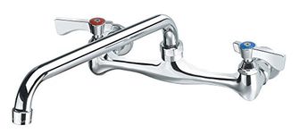 Krowne 12-812L 8" Faucet Commercial Wall Mount with 12" Spout, Centers 14112