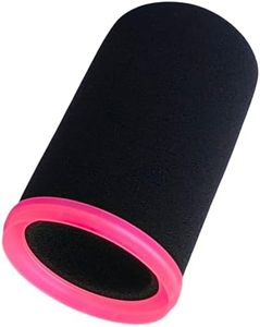 RhymKawa Black Foam Cover adding Pink Accent to Shure SM7B/SM7dB