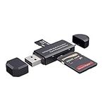 Juliyeh Micro USB OTG USB 2.0 Card Reader Adapter SD/Micro SD Memory Card Reader Standard Connector for Smartphones Tablets with OTG Function for SDXC SDHC MMC RS-MMC Micro SDXC Micro SDHC UHS-I