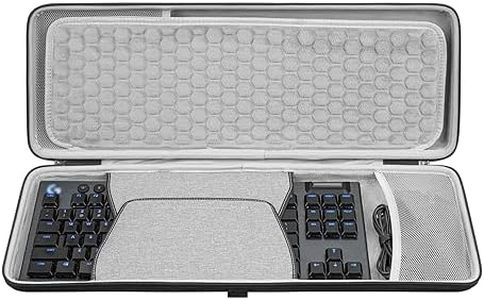 Geekria TKL Keyboard+Mouse Combo Case, Hard Shell Travel Carrying Bag for TKL 80% Compact 87 Key Computer Mechanical Gaming Keyboard, Compatible with Logitech G915 TKL+G502 Mouse