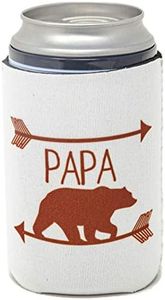 Funny Guy Mugs Papa Bear Collapsible Neoprene Can Coolie - Drink Cooler