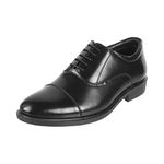 Mochi Mens Leather Black Oxford (Size (5 UK (39 EU))