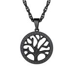 PROSTEEL Mens Necklace Tree of Life