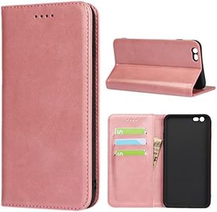 Cavor for iPhone 6 Plus Case, iPhone 6s Plus Case Cowhide Pattern PU Leather Cases Flip Magnetic Kickstand Book Wallet Cover Phone Case with Card Slots(5.5") -Pink