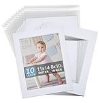 Somime 10 Pack White Photo Board 11