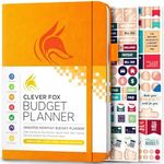 Clever Fox Budget Planner - Expense Tracker Notebook. Monthly Budgeting Organizer, Finance Logbook & Accounts Book, Bill Tracker, A5 (Yellow)