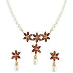 Sri Jagdamba Pearls Pearl Pendant for Women -White | Necklace to Gift Women & Girls| With Certificate of Authenticity