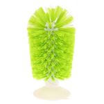 Glass Brushes Glass Cup Washer with Suction Cup Scrubber Stays in Sink Bristle Scrub Kitchen Home Tools for Bottle Wine Beer Cup Cleaning Washing Green