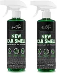 New Car Smell Spray (16oz), Made in USA | Long Lasting Car Air Fresheners Eliminates Odor - Air Fresheners for Cars, Trucks, & Other Vehicles – Fresh Scent Air Freshener Spray by Evo Dyne (2-Pack)