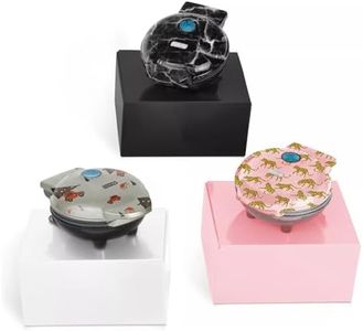 Dash Set of 3 Mini Pizzelle Makers for Individual Waffles Hash Browns, Keto Chaffles with Easy to Clean, Non-Stick Surfaces (Winter Remix)