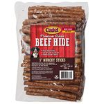 Cadet 100-Pack Rawhide Beef Munchy Sticks for Dogs, 5-Inch