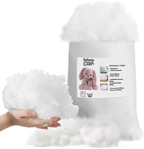 Szfanyangxuan Premium Hollow Fiber Polyester Stuffing(Oeko-Tex® Certification) - Ultra Soft Pillow & Toy Filling, 100% Fresh Fiber, Machine Washable (1kg)