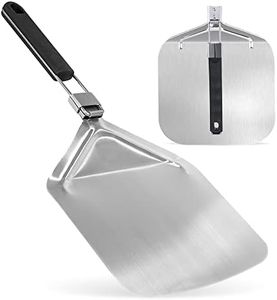 NutriChefKitchen Pizza Peel for Oven and Grill-Durable and Safe Aluminum Base with Stainless Steel Handle, One Size