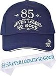 85th Birthday Caps and Sash, Happy 85th Birthday Party Supplies, 85th Birthday, 85 Never Looked So Good Sash,