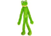 Multipet's Swingin Slevin XXL Oversized 30-Inch Green Frog Plush Dog Toy