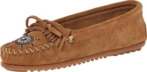 Minnetonka Women's Taupe Suede Me to We Maasai Moc 6 B(M) US