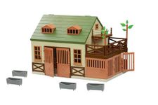 Terra by Battat – Toy Hospital – Toy Animal Hospital – Animal Playset – Toy Playshouse – Wooden Playhouse – Animal Hospital