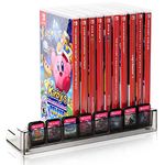 Switch Game Cases/Cards Holder for Table, Nargos Desk Cabinet Game Storage Organizer Stand (16 Cases, 16 Cards)