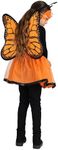 Dress Up America Butterfly Wings Costume for Girls - Butterfly Costume for Kids - Butterfly Cape, Headband, Mask and Tutu Set