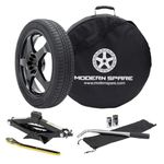 Complete Compact Spare Tire Kit w/Carrying Case - Fits 2020-2024 Tesla Model Y - Modern Spare