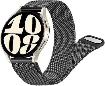 Metal Stainless Steel Bands for Samsung Galaxy Watch 5 Bands 40mm 44mm/Galaxy Watch 6 band/Galaxy Watch 4 band Women Men, Magnetic Milanese Mesh Strap for Galaxy Watch 6/6 Classic/5/5 pro/4/4 Classic/3