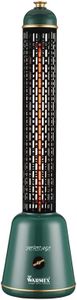 Warmex Tower Heater for Home|Fast Heating with 2 Heat Setting 600/1200 W & 360 Heating |Easy to Carry for Bedroom and Office|Silent Operation for Small Space |Adjustable Speed & Safety Features