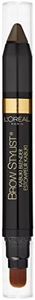 L'Oréal Paris Brow Stylist Kabuki Blender Brow Crayon, Brunette, 0.05 oz.