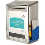 Aluminium Suggestion Box ~ Donation Box ~ Mail Box ~ Comment Box with Lock and Keys