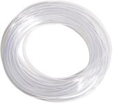 QuQuyi PVC Vinyl Tubing Industrial Grade Plastic Tube, 1/8"ID X 3/16"OD Clear Heavy Duty Tube Hose, 32.8FT