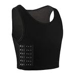 Chest Binder Underwear Tank Tops Bandage Trans Breathable Side Hook Bustier Bra