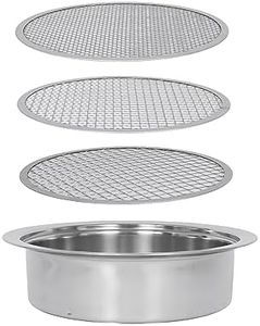 Soil Sifter for Rocks with 3 Sieve Mesh-Sifting Pan for Garden