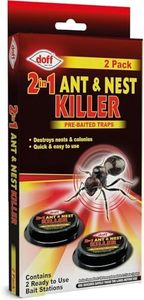 FERRIS Ant Killer Bait Stations 2-Pack – Indoor & Outdoor Ant Trap