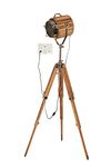 Nauticaz Wood, Aluminium, Steel, Glass Tripod Floor Lamp, .